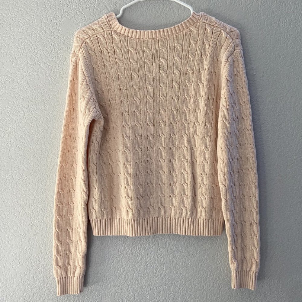 Brandy Melville Leigh Cable Knit Sweater - Picture 3 of 4